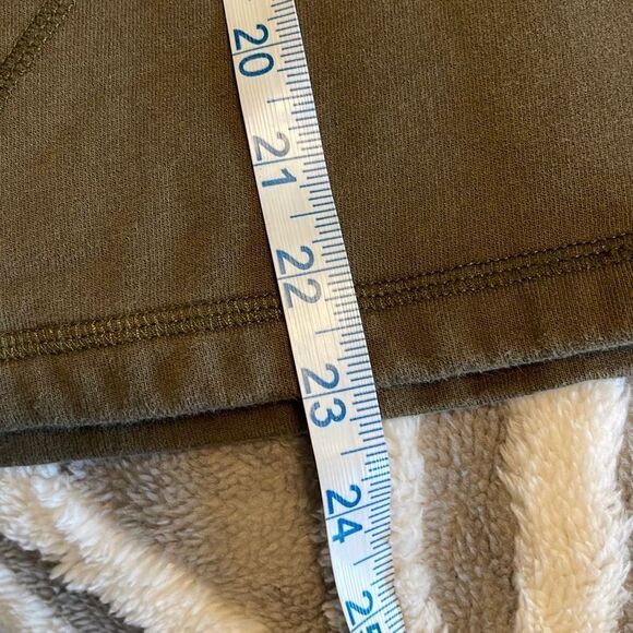 Paul‎ Harris Design Hooded Sweat Shirt. Size Medium. Olive Green - Picture 7 of 7